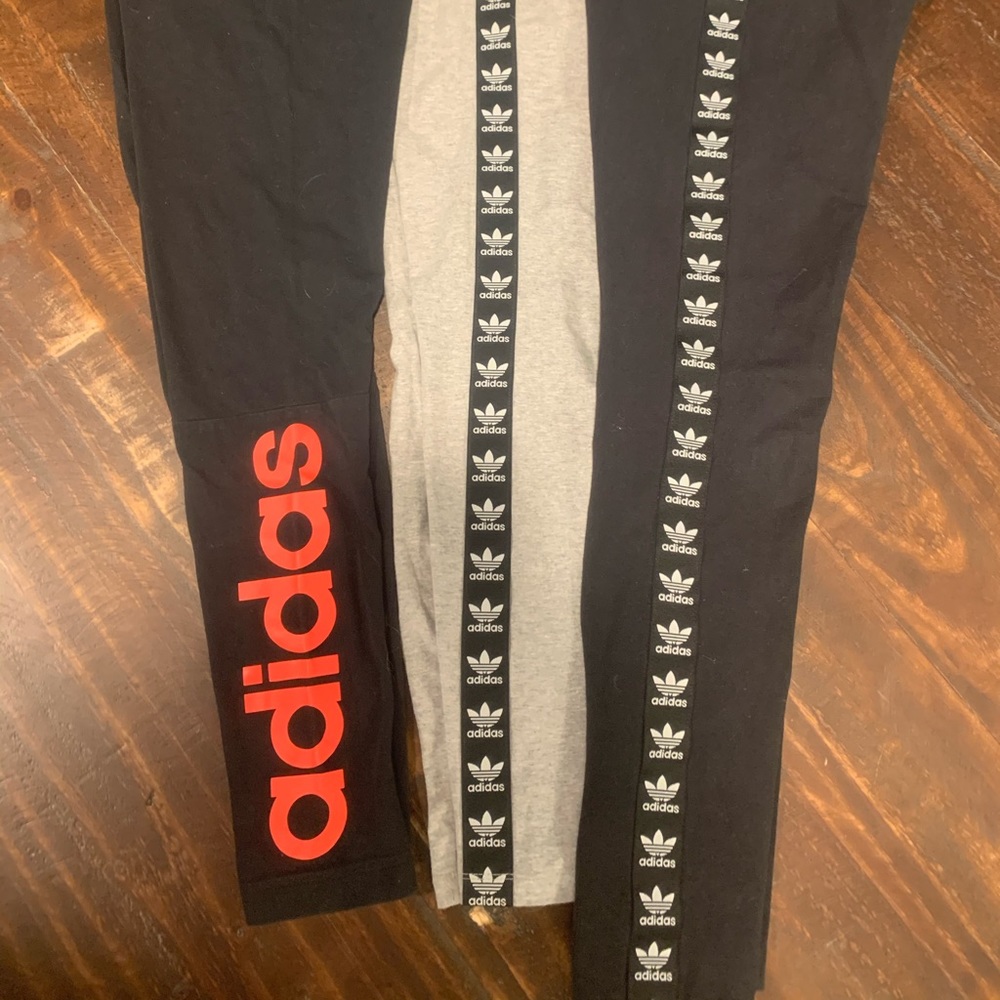 3 adidas leggings